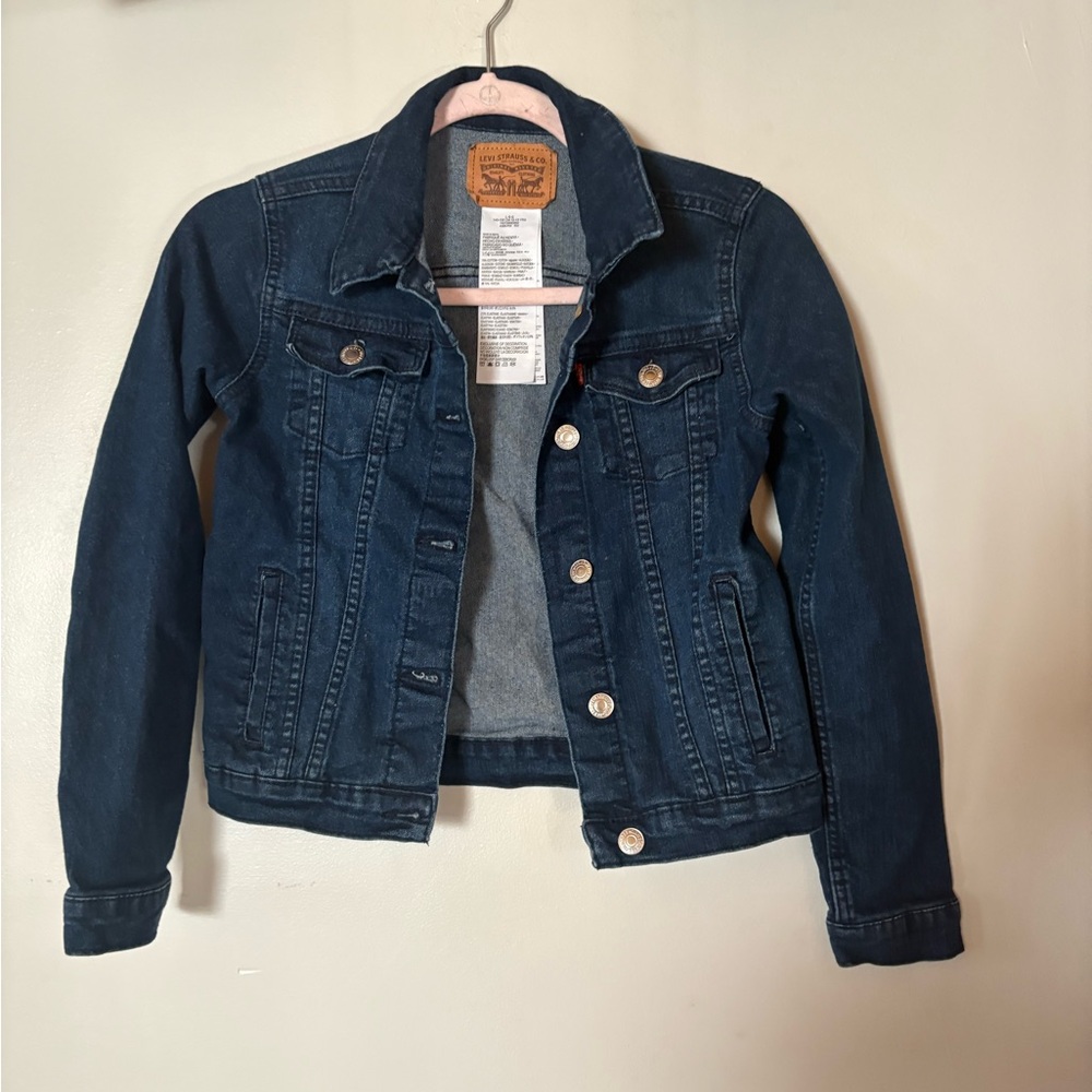 Levi's Indigo Youth L (12-13 years) Denim Jacket Western